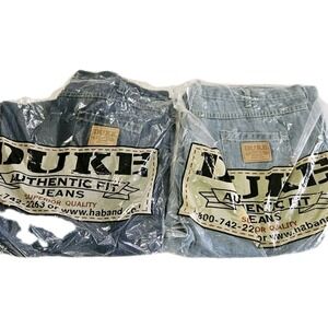 NEW Duke‎ Jeans Men's Size 42L Authentic Fit (2 pairs)